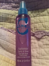 Catwalk Bed Head Fashionista Spritz & Shine 3.4oz Preowned