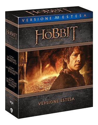 DER HOBBIT - TRILOGIE EXTENDED EDITION (3 BLU-RAY) BOX - ITALIENISCHE AUSGABE