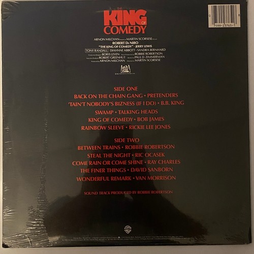 KING OF COMEDY - ORIGINAL SOUNDTRACK US LP 1983 NEW & SEALED - Picture 2 of 2