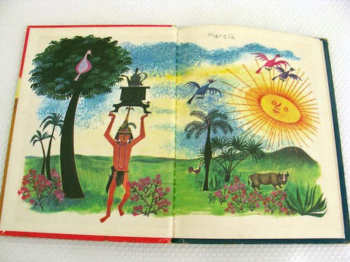 Rand McNally Elf How the Nashorn Got His Skin Rudyard Kipling 1956 1. Aufl. - Bild 6 von 8