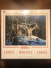 R.W. Hedge “Loups Wolves Lobos”1000 Piece Jigsaw Puzzle 27”x 20” Ceaco USA MADE