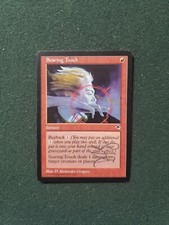 Mtg Searing Touch Artist Signed