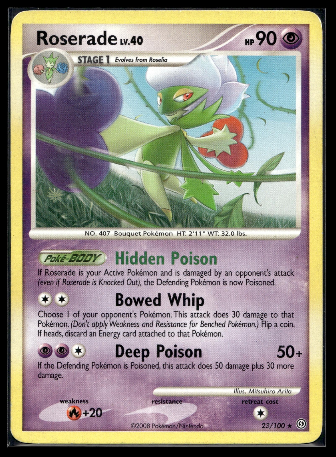 Pokemon Stormfront 23/100 Roserade