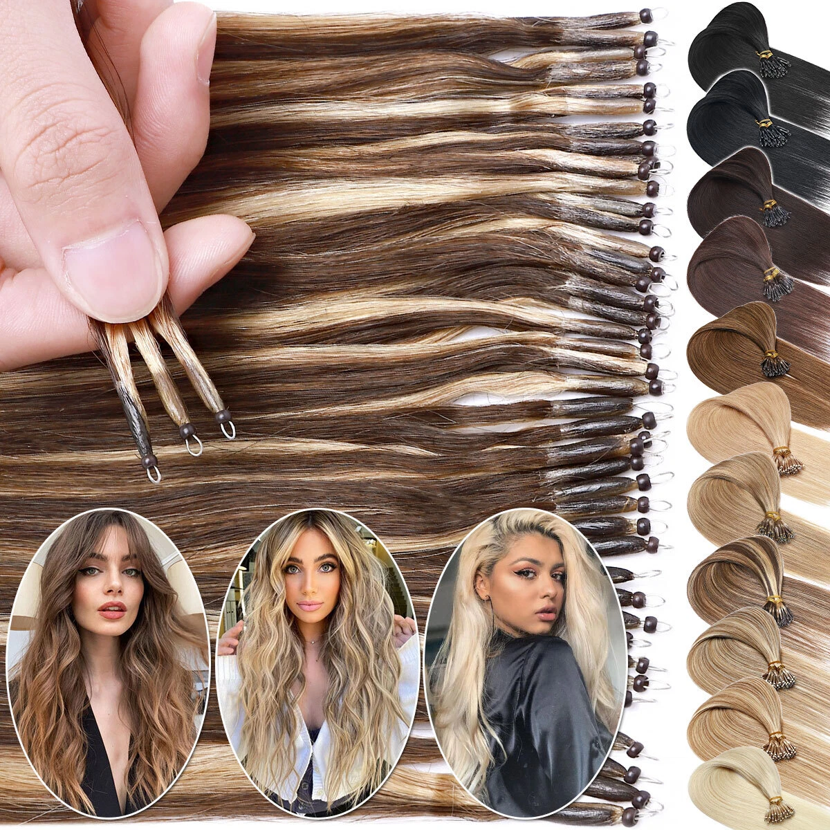 Human hair clearance thickness
