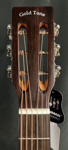 Gold Tone GT-Parlor 12-Fret Parlor Acoustic-Electric Guitar Natural Satin (053) - Picture 9 of 12