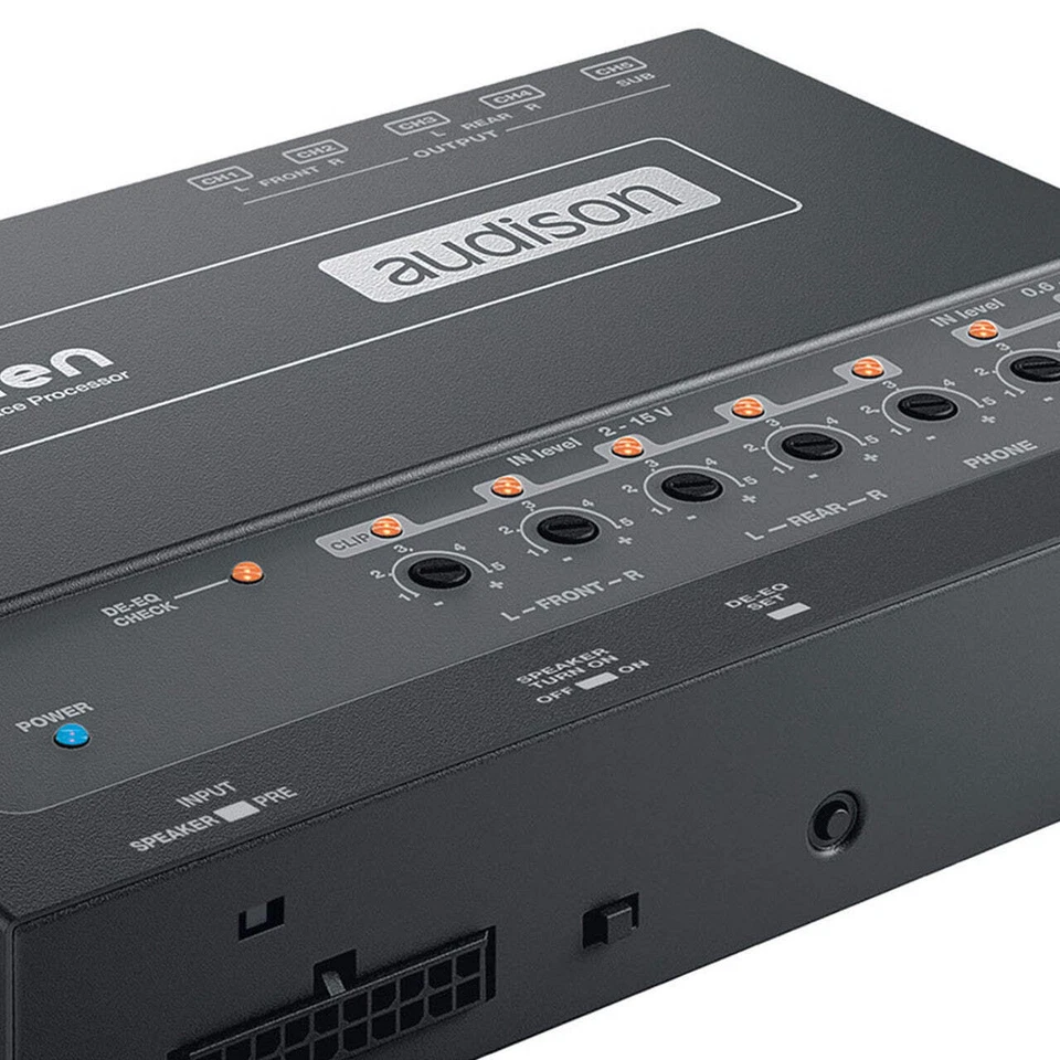 Procesador de interfaz de señal Audison BIT TEN D con 4 canales de entrada y 5 salidas (SDEOL Foto 2 de 2