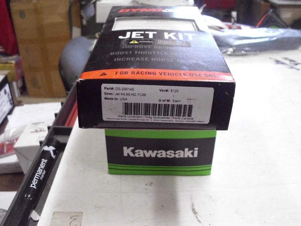 Harley Davidson Dynojet 8120.001, 1999 doble cámara 88 modelos de carburador Foto 2 de 4