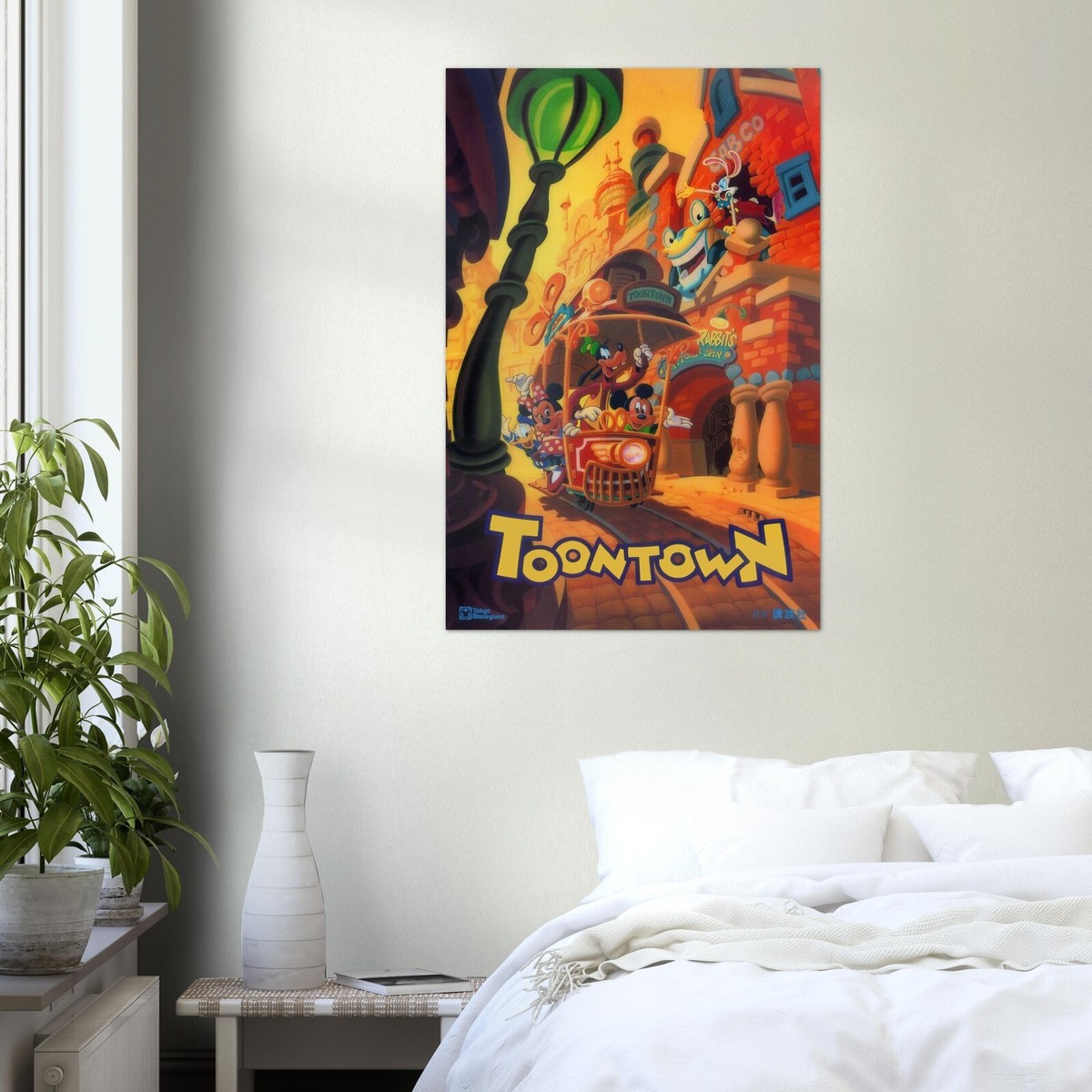 【新品】Poster Art Disneyland ディズニーランド ポスター 1980s Disneyland New Fantasyland Souvenir Poster - ID
