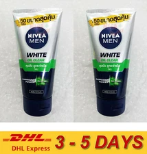2 x 150 g NIVEA MEN ANTI OIL BRIGHT OIL CONTROL FACIAL CLEANSING FOAM 10X