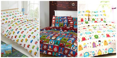 Car Trains Planes Toddler Cot Bed Bedding Set Duvet Cover