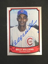Billy Williams AUTO on Card AUTOGRAPH Pacific Legends Baseball Card 1989 #184