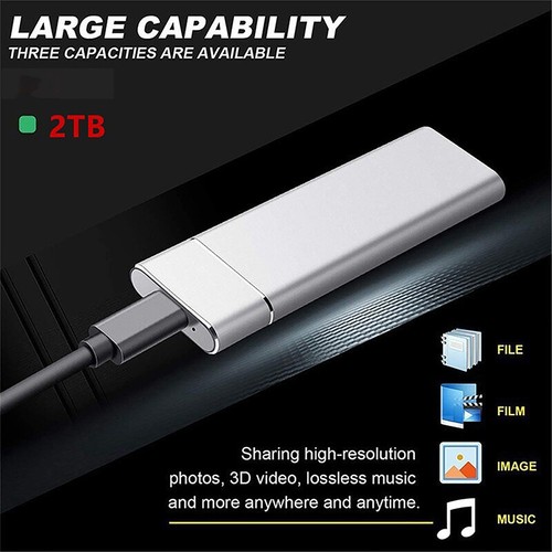 Solid State Drive HDD Portable External Hard Drive for PC Laptop Storage Device - Afbeelding 6 van 16