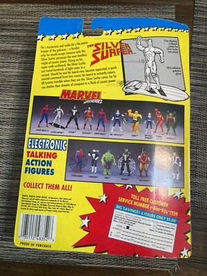 Silver Surfer Vintage Marvel Super Heroes Action Figure New