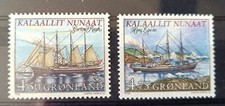 TIMBRE STAMP 2 GROENLAND Y&T#306-07 BATEAU BOAT VOILIER NEUF**/MNH-MINT 1998~R88