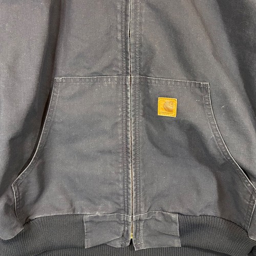 Carhartt Jacke J140 Navy Blau Stepp Gefüttert Arbeitsmantel Verleih Herren 2XL Duck Canvas - Bild 7 von 16