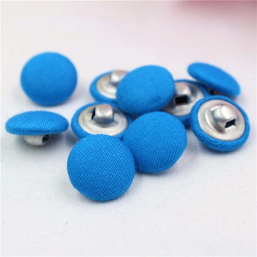 10x Cotton Fabric Covered Shank Buttons – Upholstery Sewing Buttons for Gowns, D - Picture 25 of 25