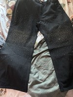 Stunning Simply Be Black Sparkly Jeans Size 22 Bnwt