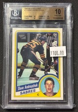 1984-85 O-PEE-CHEE BGS PRISTINE 10 Dave Andreychuk POP 13 Buffalo Sabres