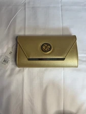 CXL by Christian Lacroix Glam Caviar Clutch – Gold