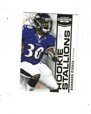 2012 Panini Contenders Rookie Stallions Gold #3 Bernard Pierce /100 RAVENS