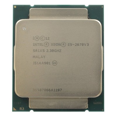Intel CPU Xeon E5-2670 v3 12-Core 2,3GHz 30M 120W 9,6GT/s FCLGA2011-3 - SR1XS