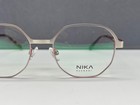 Nika Brille Damen Rund eckig silber rot klein Crown panto P2240