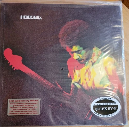 Jimi Hendrix Band of Gypsys   QUIEX SV-P  2005  200 gr SEALED  ltd. edition