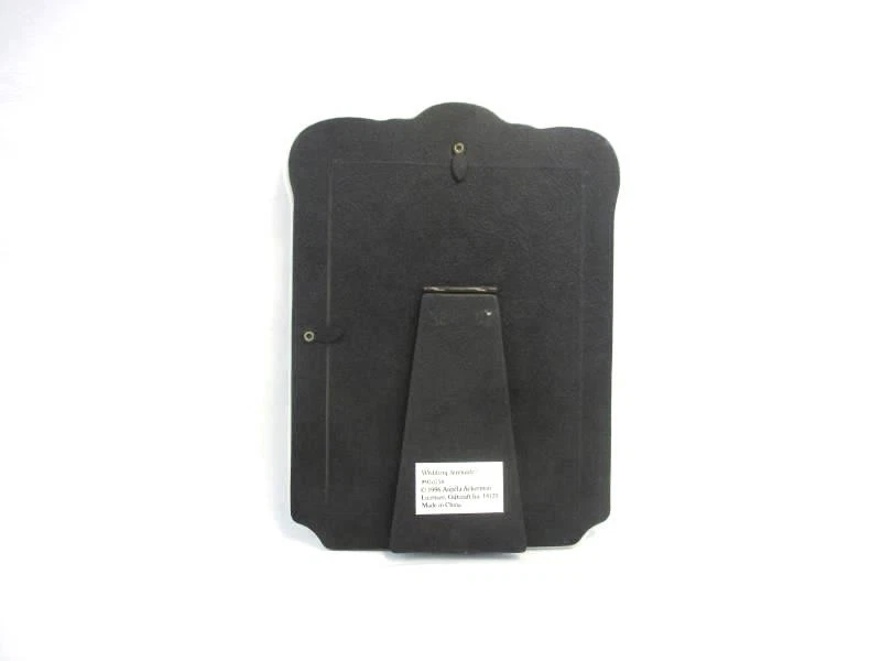 Marco de fotos de cerámica del 50 aniversario de Angela Ackerman rosas palomas 5x7 1996 Foto 2 de 4