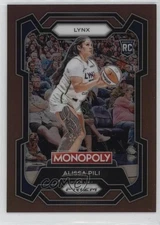 2024 Panini Prizm Monopoly WNBA Brown Prizm /249 Alissa Pili #72 Rookie RC