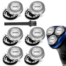 SH30 Replacement Shaver Heads for Philips Norelco Series 1000 2000 3000 6-Pack