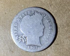 1911 D Barber Dime X103