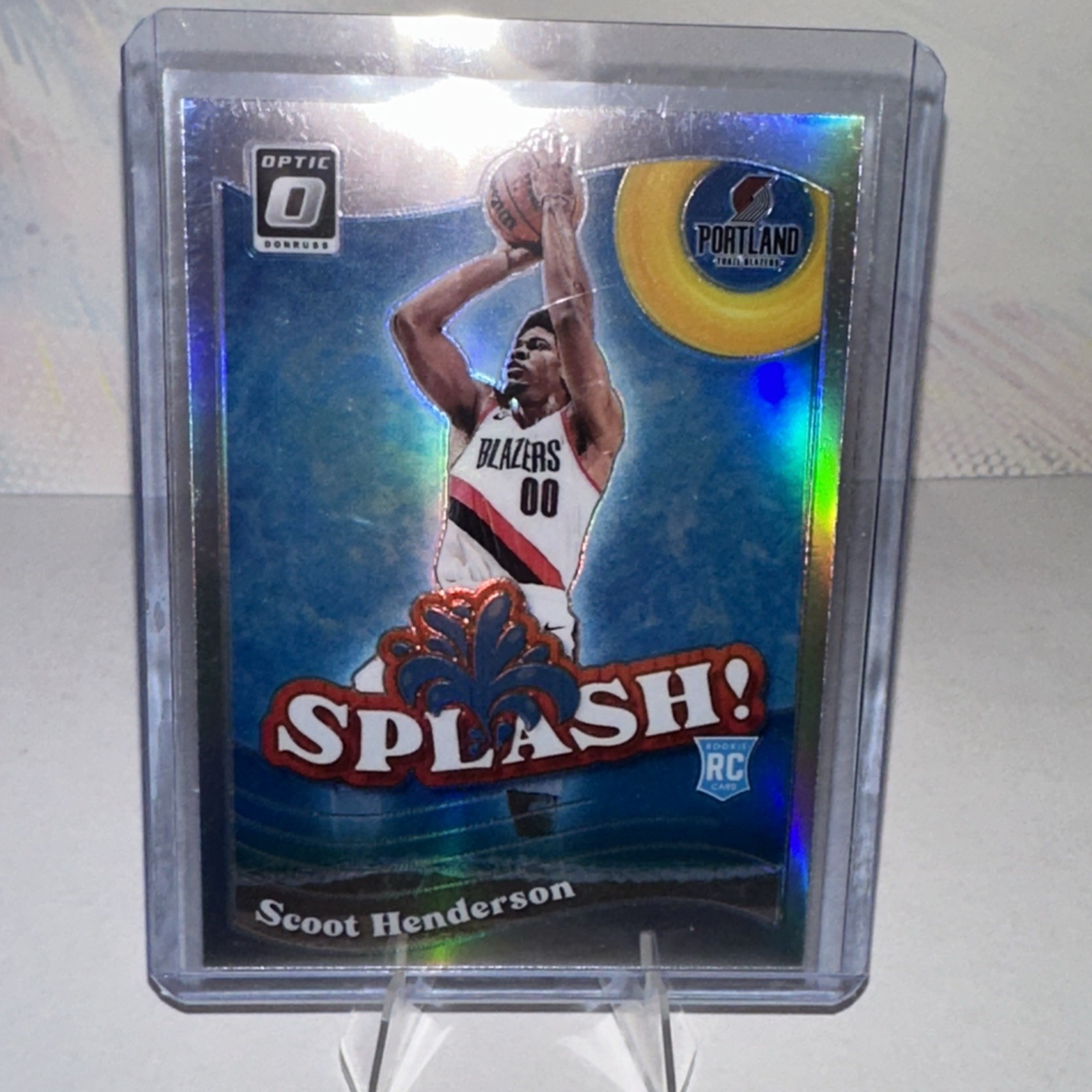 2023-24 Panini Donruss Optic - Splash! Scoot Henderson #15 Holo Prizm (RC)