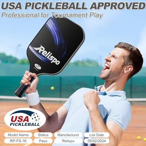 Pickleball Paddles Set of 2/4, USAPA Approved Pickleball Set Fiberglass Pickleball Paddles Set of 2/4, USAPA Approved Pickleball Set Fiberglass