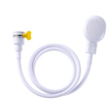 Sink Spray Rubber Hose, 1.2 inches in diameter and 43 long, White