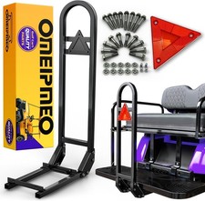 Golf Cart Rear Seat Grab Bar, Universal Back Seat Handrail Grip Bar Compatible w