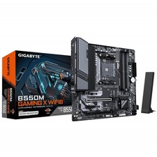 Gigabyte B550M GAMING X WIFI6 AMD AM4 Motherboard – Micro ATX, DDR4, Wi-Fi 6