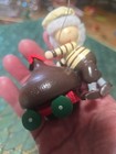 Vtg 90's Hershey's Christmas ornament SANTA BAKER ON TOBAGGON & KISS  Kurt Alder — photo 10