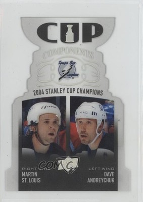 2019 Upper Deck Cup Components Martin St Louis Dave Andreychuk #CCP-LA HOF 1e7g