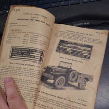 Tm9-808 Wwii Dodge 34 Ton Wc Maintenance Manual Original From The Phil.