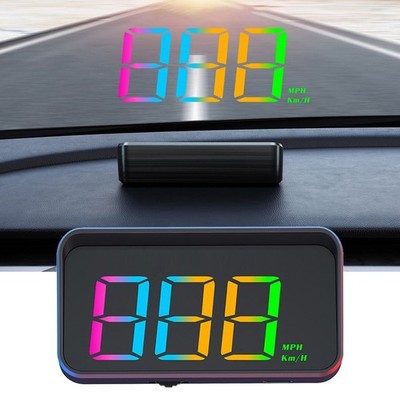 Color HUD GPS Dual Data Auto Head-Up Display kompatibel mit Windschutzscheibe