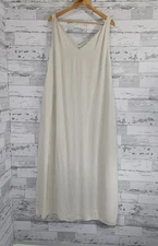 Grade & Gather V Neck Twisted Shoulder Maxi Dress Womens Small Medium Oversized