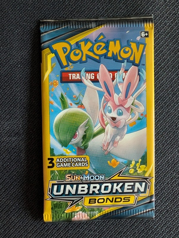 Pokemon TCG Unbroken Bonds 3-Card Booster Pack Factory Sealed !