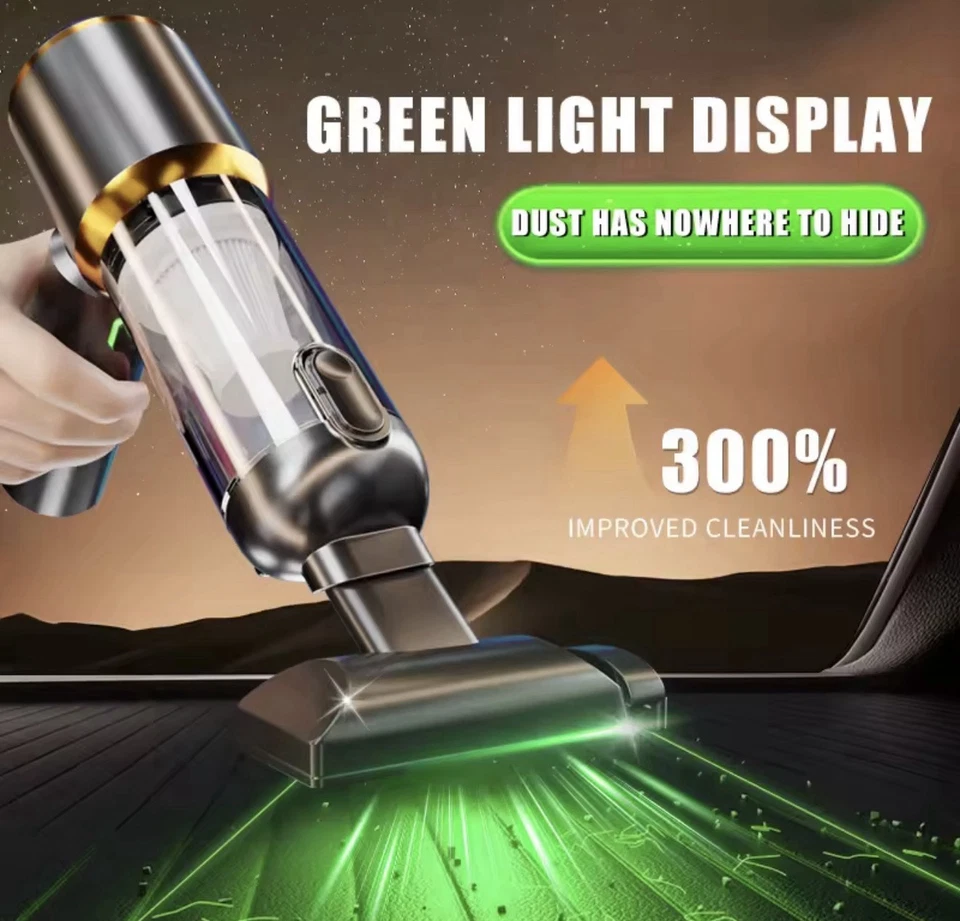 Car Vacuum Cleaner Strong Suction Cordless Wireless - Image 2 of 4