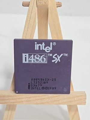  Intel i486 SX679 CPU Processor A80486SX-25 25MHz 168-Pin CPGA Vintage TESTED