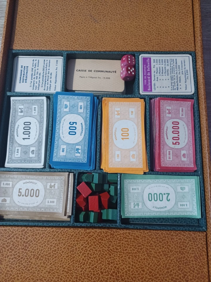 Monopoly, Jeu De Societe 1948-50, Jeu Vintage - Photo 2/3