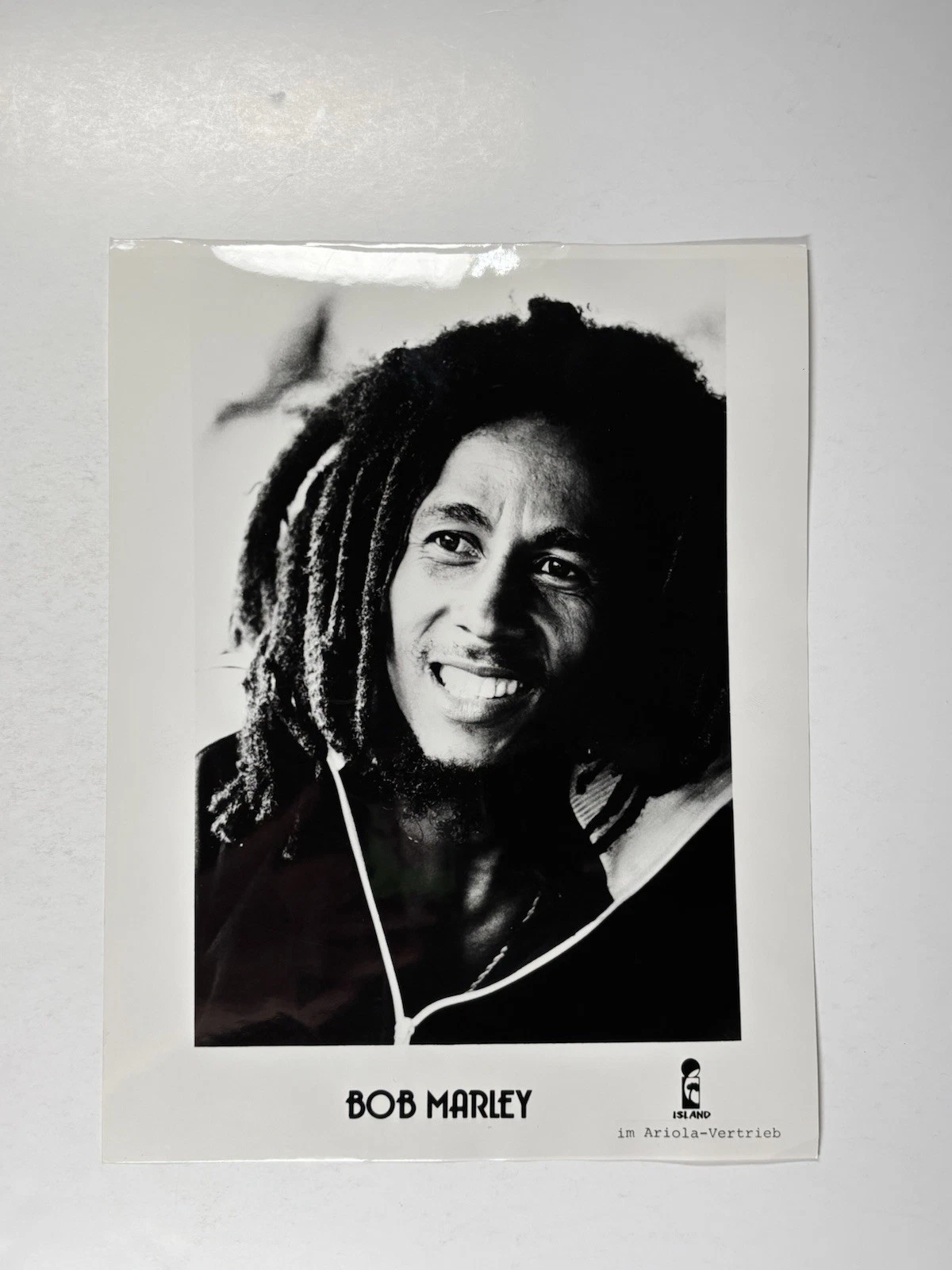 Bob Marley フォトオリジナル 白黒島レコードプロモーション 1970年代頃 - 画像1/12