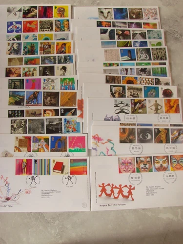 (FDC22) 1999 2000 Commemorative MILLENNIUM COLLECTION 25 GB First Day Covers VG
