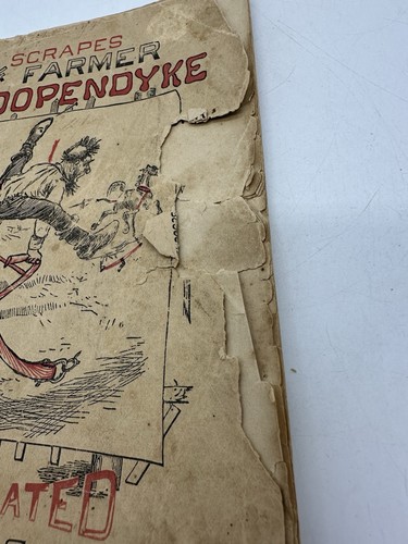 Original Scrapes of Farmer Skoopendyke B&W Illustrations published NY Book 1800s - Picture 4 of 10