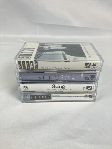 STING Cassette Tape Lot x4 Blue Turtles Sun Ten Summoner's Tales Mercury Falling - Picture 2 of 12
