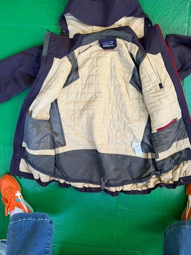 Patagonia Powder Bowl Insulated Ski Jacket DARK Blue Mens Large  image 7